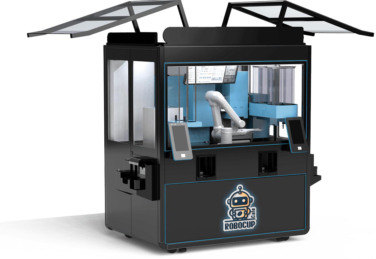Robotický automat na kávu - RoboCup Kiosek